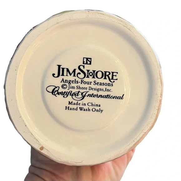 Jim Shore Spring Angel Votive Holder - Picture 4 of 9